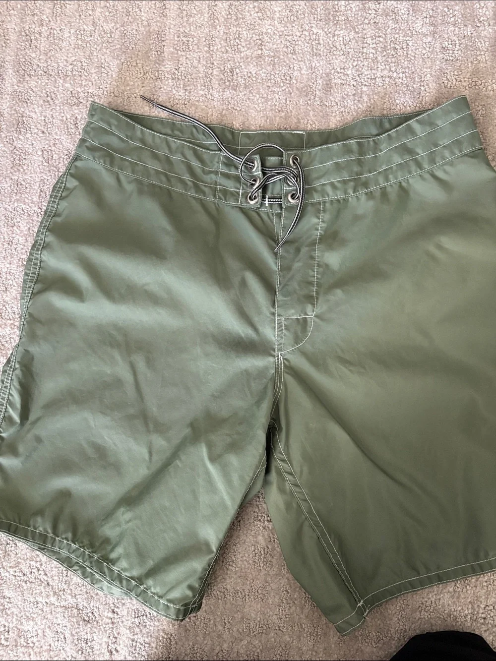 Birdwell Olive Green men’s boardshorts